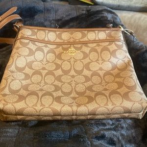 Coach purse brown